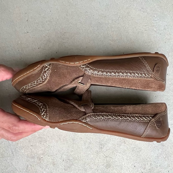 Timberland Earthkeeper Mary Jane Flat Shoe Brown Suede Size 7.5  Excellent - Picture 11 of 15